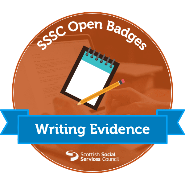 2. Writing evidence for Open Badge applications