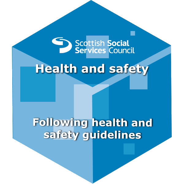 Health and safety: Following health and safety guidelines