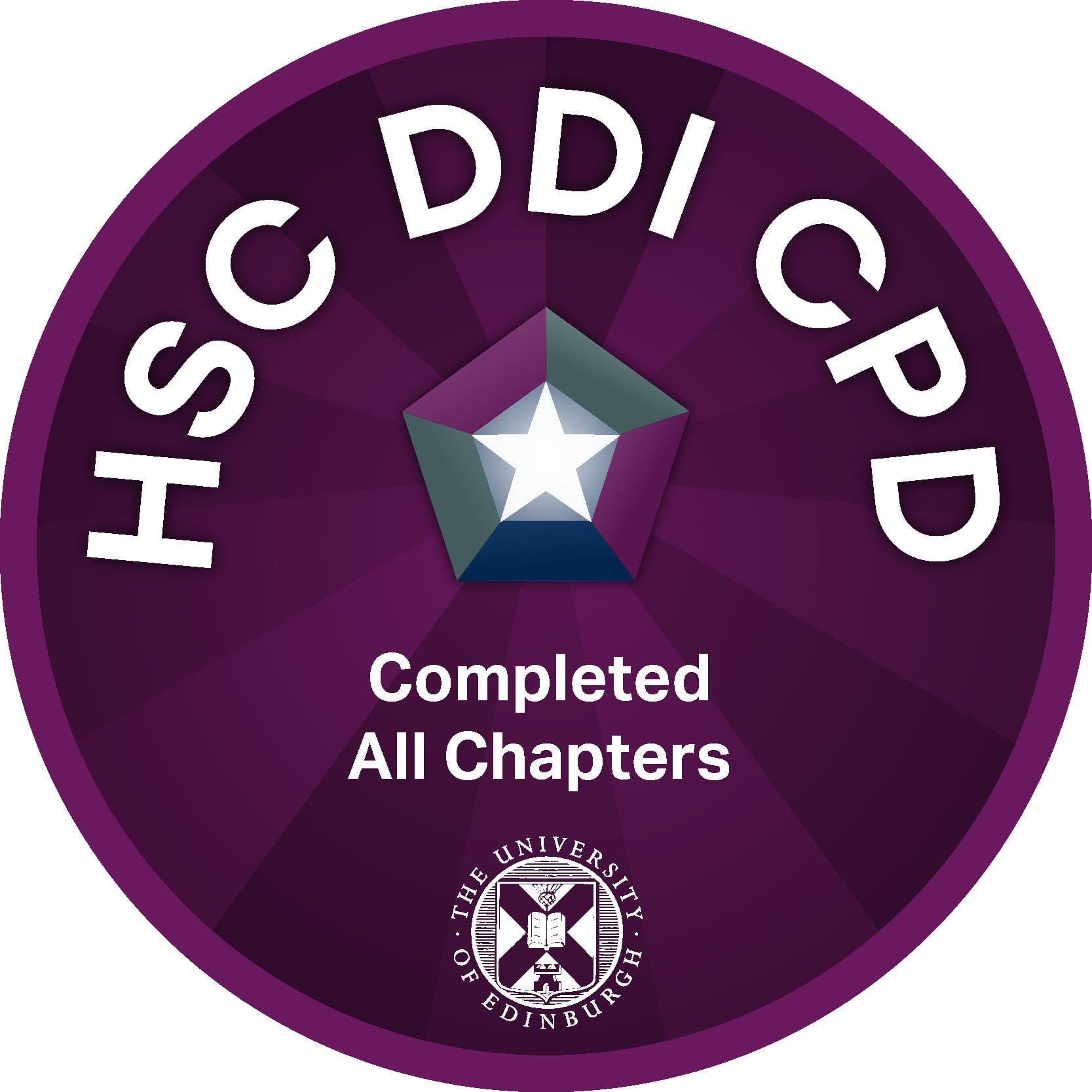 Completion badge (Usher Institute) - SSSC MyLearning